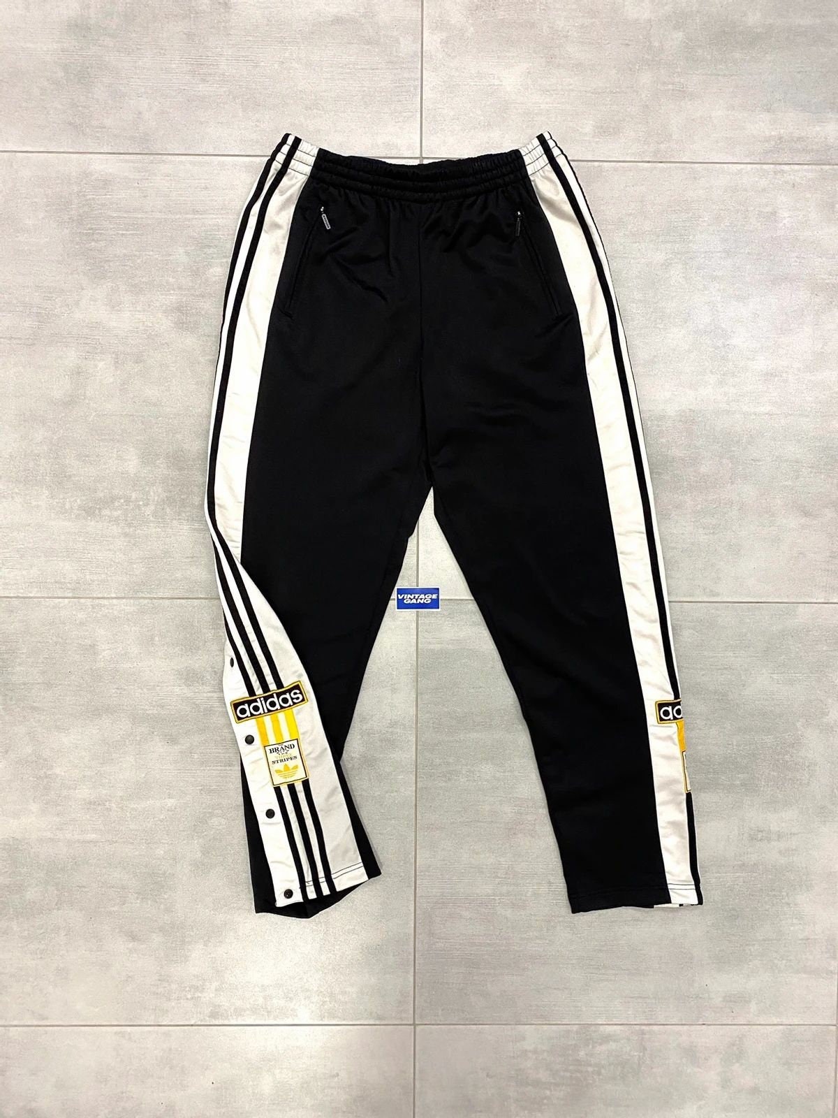 Adidas sweatpants the stripes brand vintage 90s Rare / nike / | Etsy