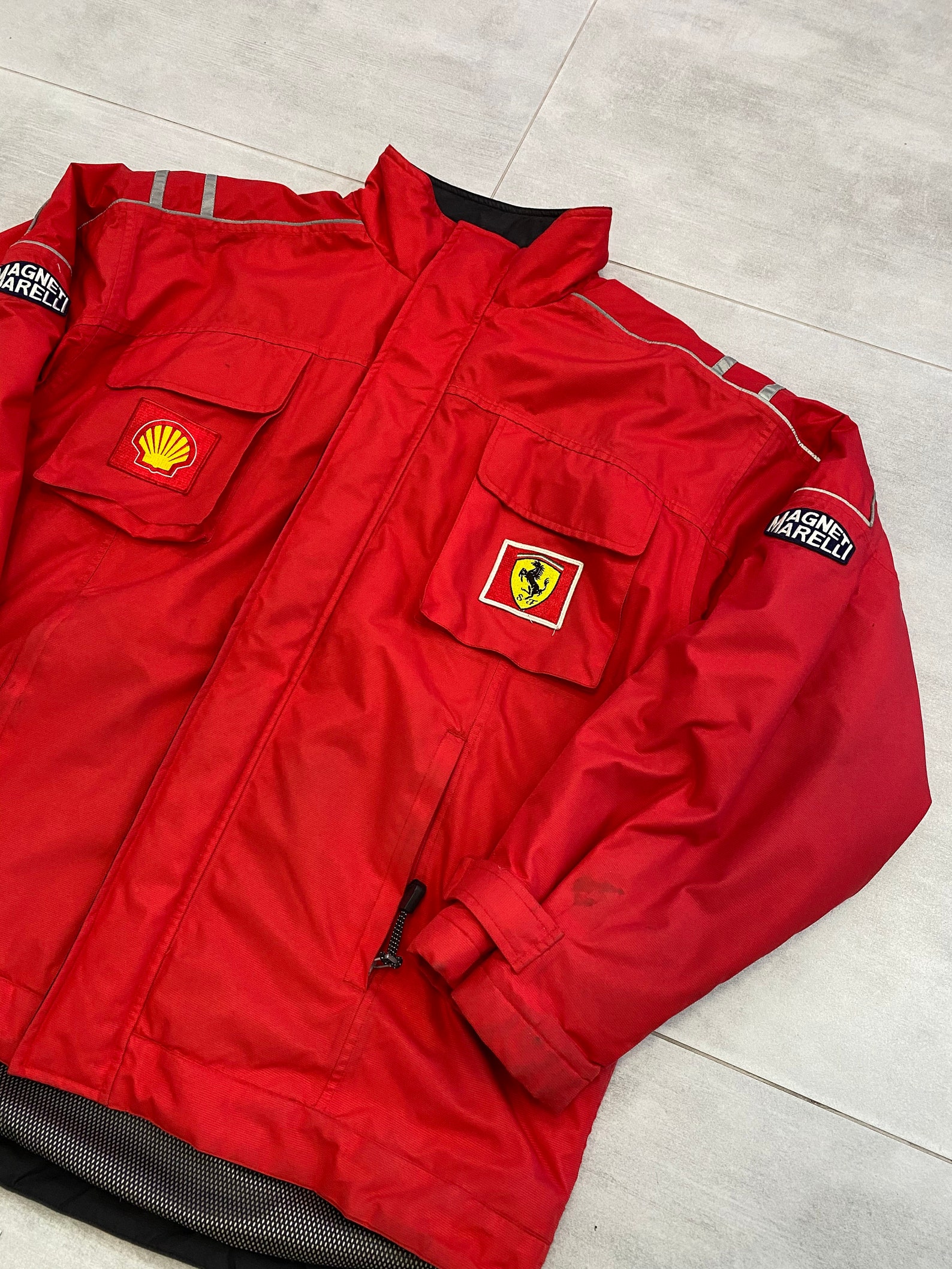 Ferrari Marlboro jacket vintage 90s / Marelli / Vodafone / | Etsy