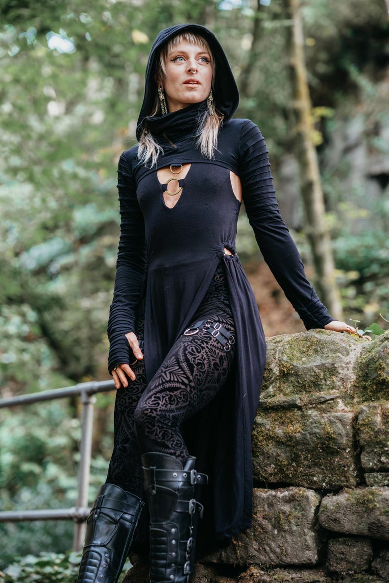 ABYSSINIAN || Asymmetric Bamboo Double Leg Split Maxi Dress || Ethical ...