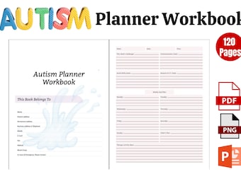 Autism Planner, Autism Weekly Planner