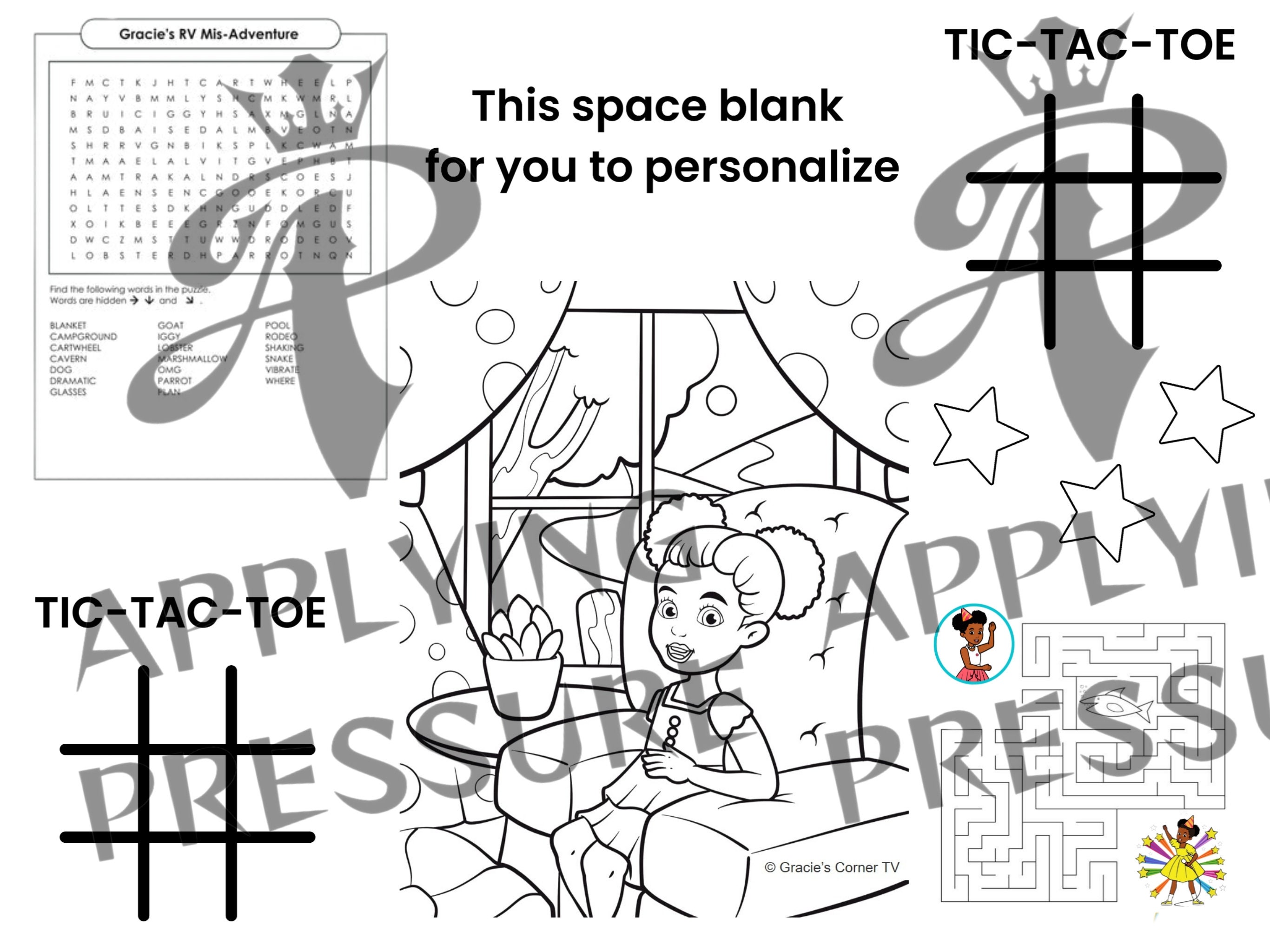 Gracie's Corner Activity Sheet Etsy