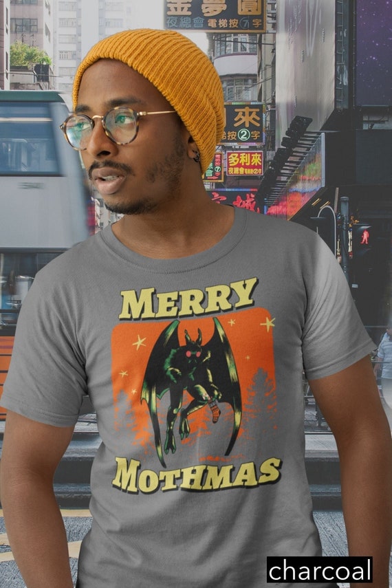 Cryptid Christmas shirt - Cryptid shirt - Mothman Christmas shirt - Mothman tee - Merry Mothmas shirt - Mothman Christmas - Cryptid Xmas tee