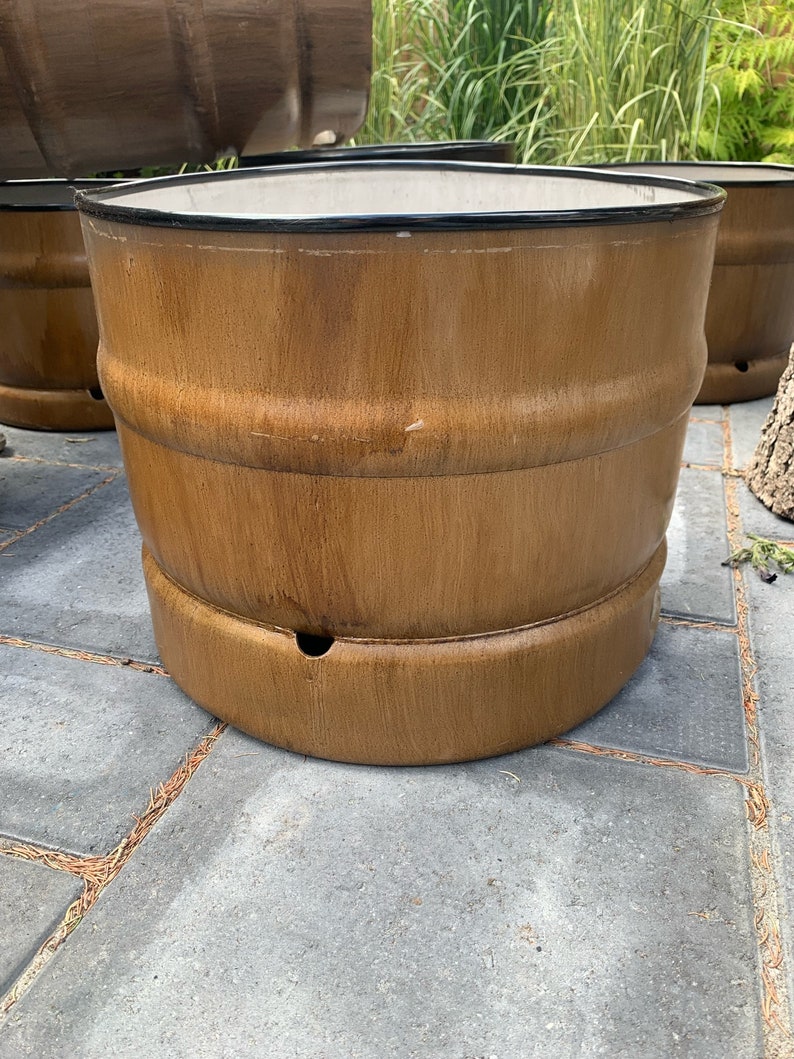 Custom Beer Keg Rustic Planters Etsy