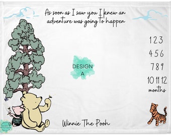Winnie Pooh Blanket - Etsy