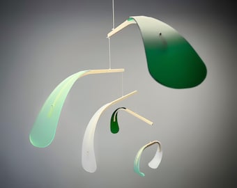 Large Mid Century Kineitc Mobile Sculpture. Hanging Abstract Art, Adult & Baby Mobile