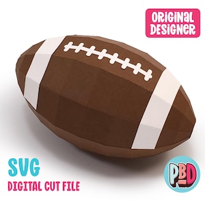 Voetbal 3D Papercraft-SVG