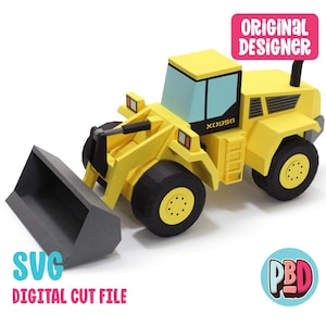 Lader 3D Papercraft SVG