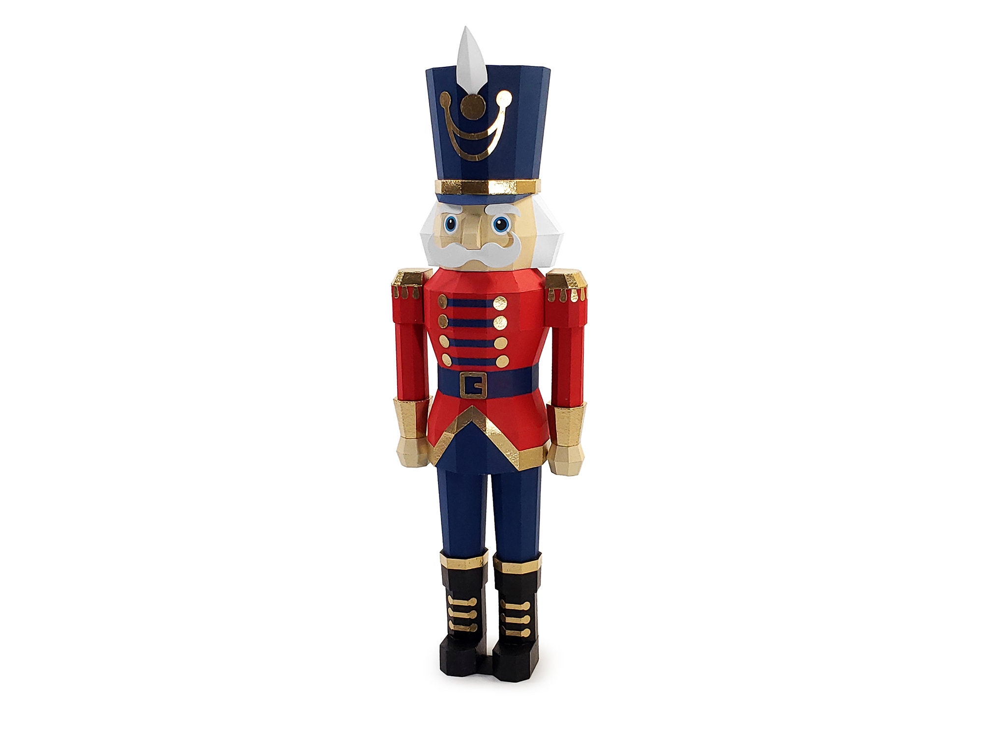 Nutcracker 3D Papercraft SVG Etsy