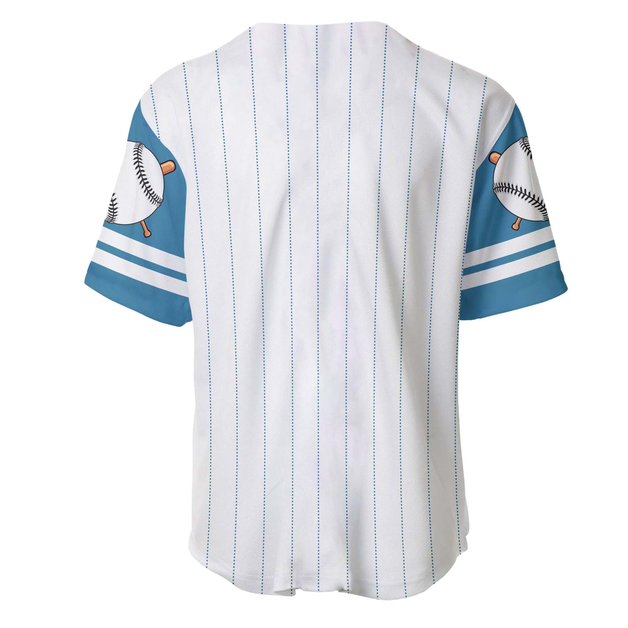 Stitch White Blue Disney Unisex Cartoon Graphic Casual Outfits Custom Baseball Jersey