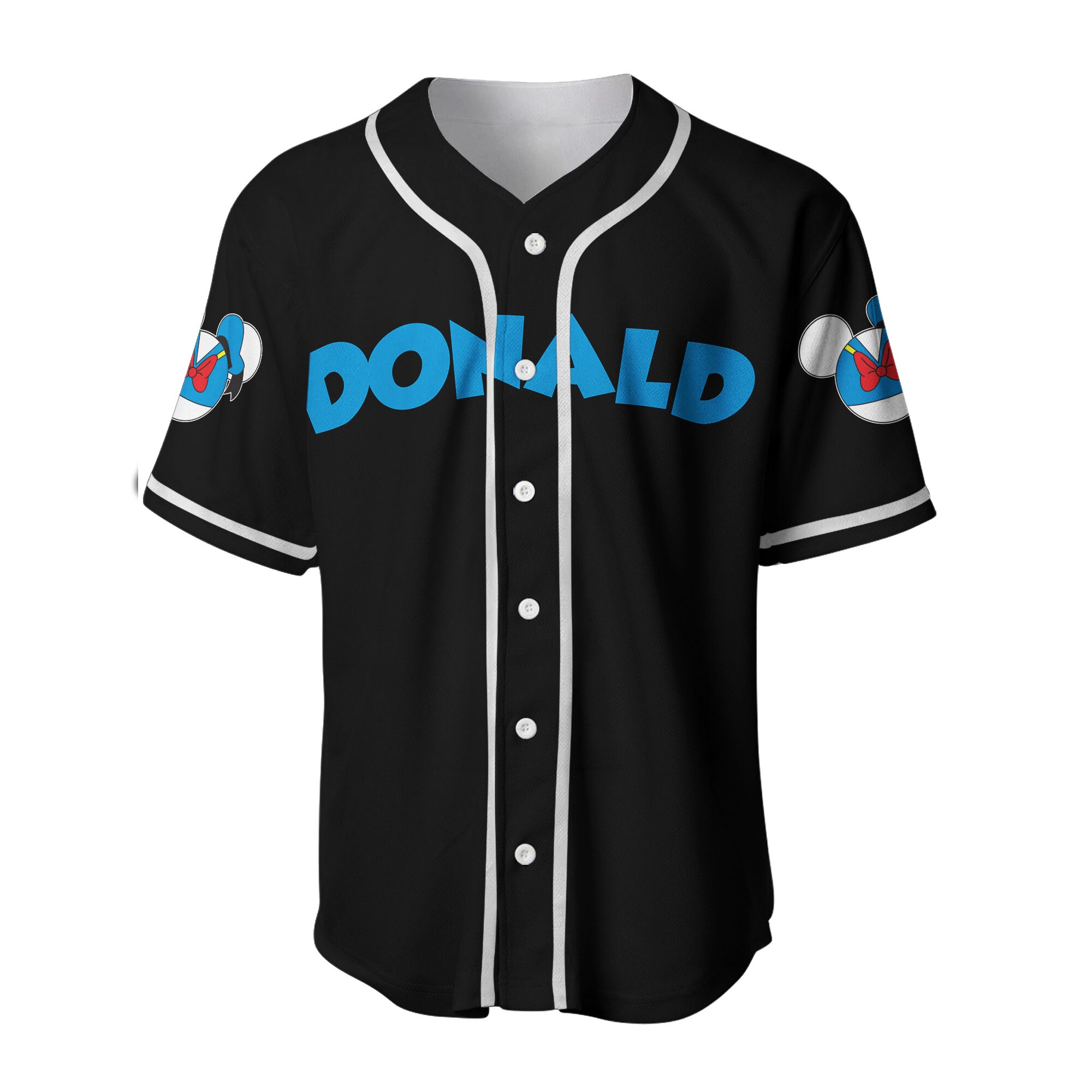 Blue Chilling Donald Duck Disney Custom Baseball Jersey