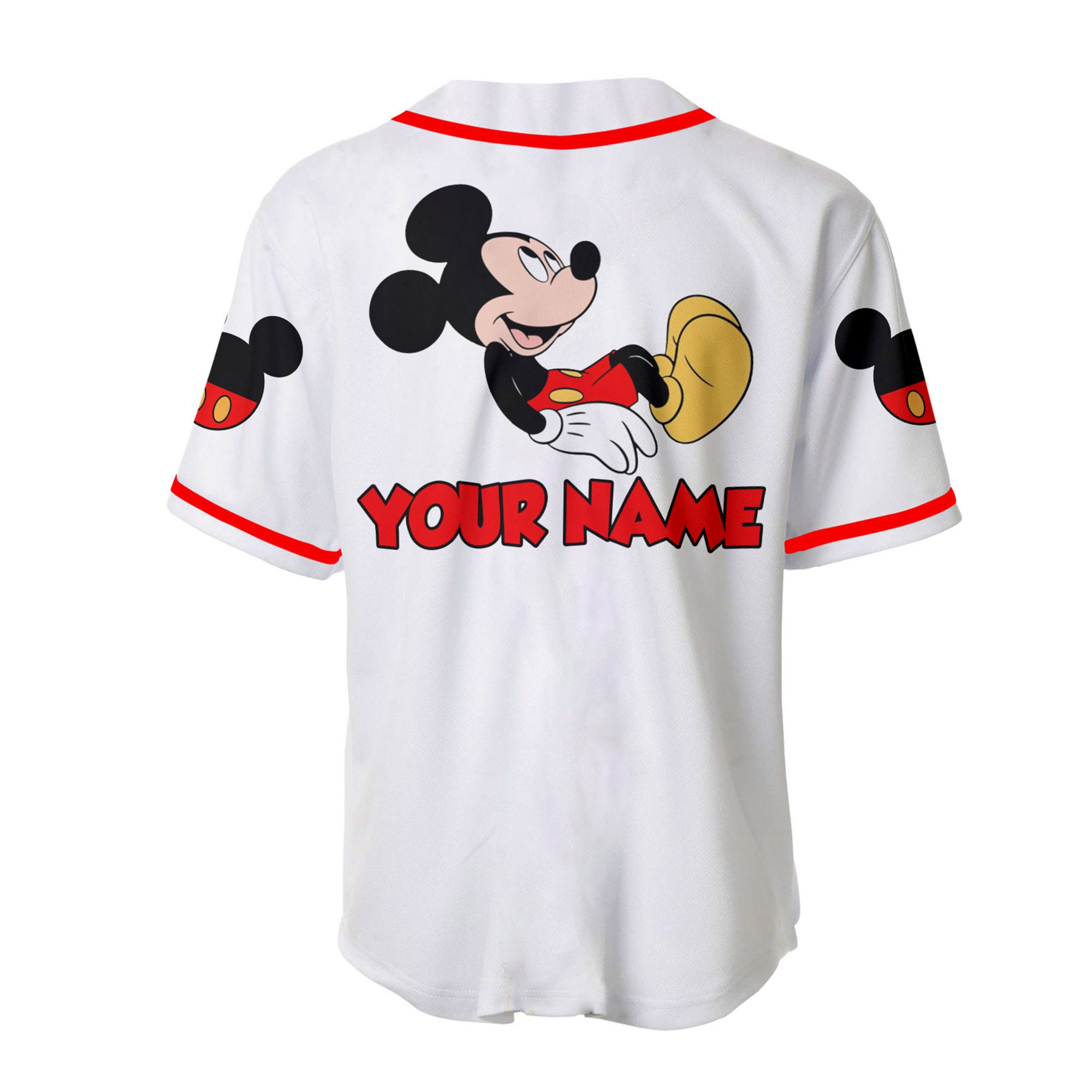 Mickey Mouse Disney Custom Baseball Jersey