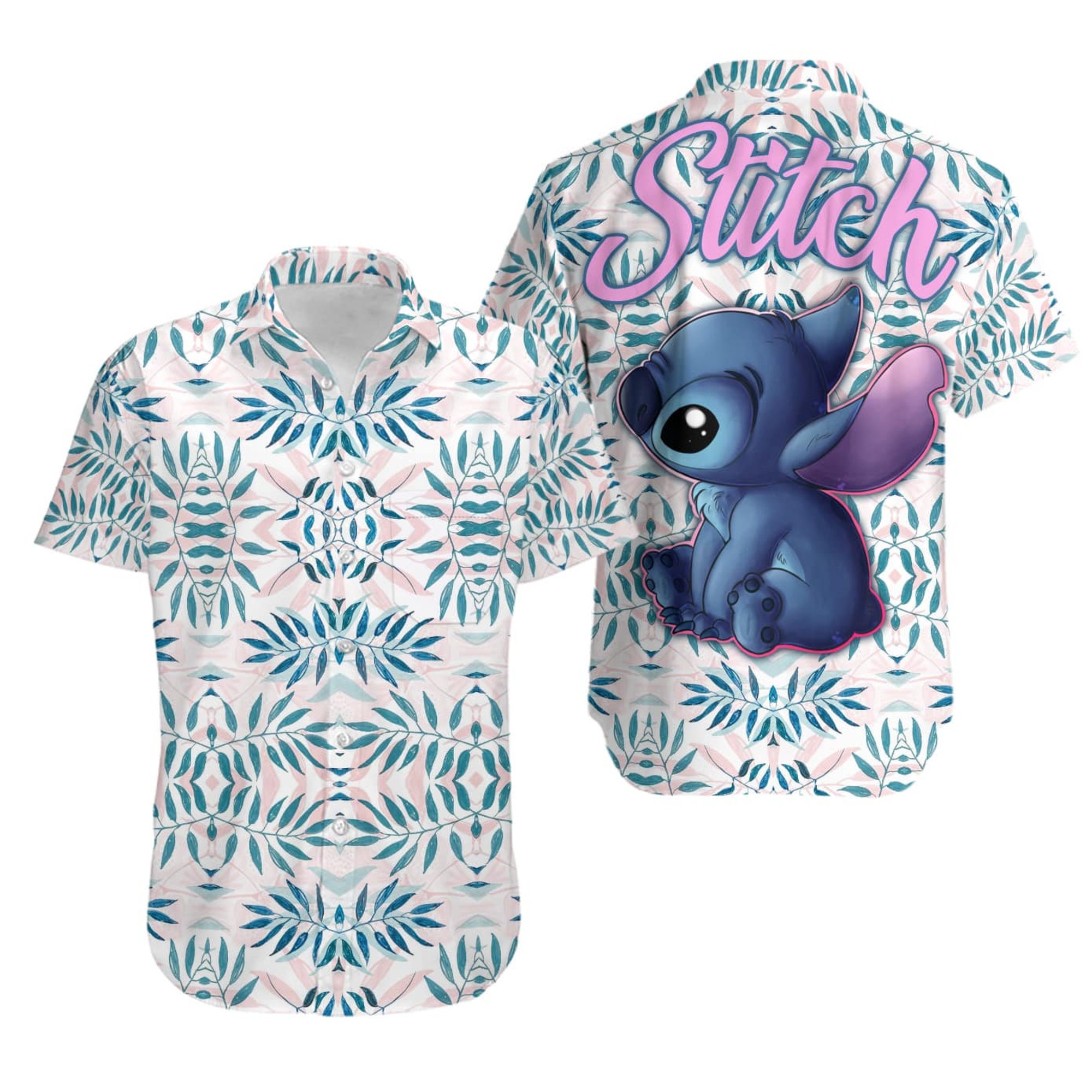 Stitch Muster Disney Hawaiian Shirts Stitch Muster Disney Hawaiian Shirts