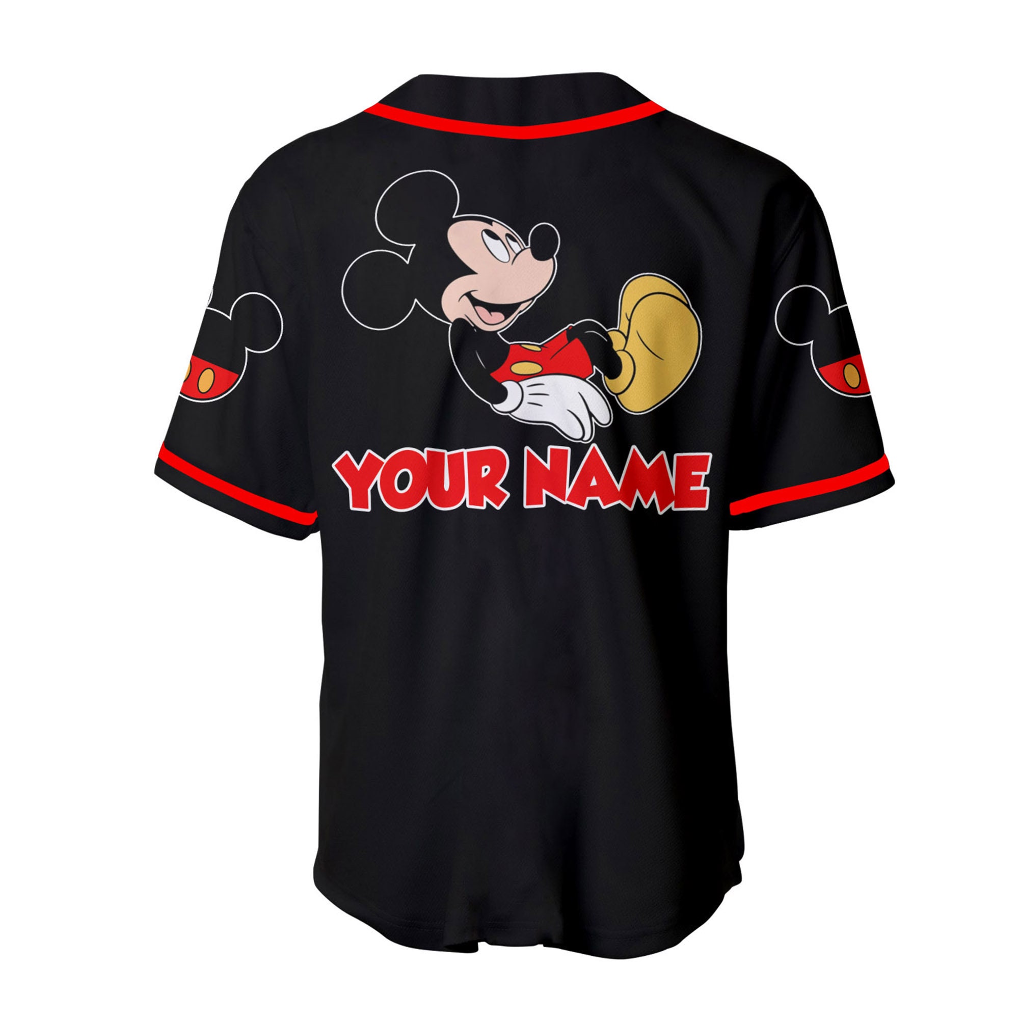 Mickey Mouse Disney Custom Baseball Jersey