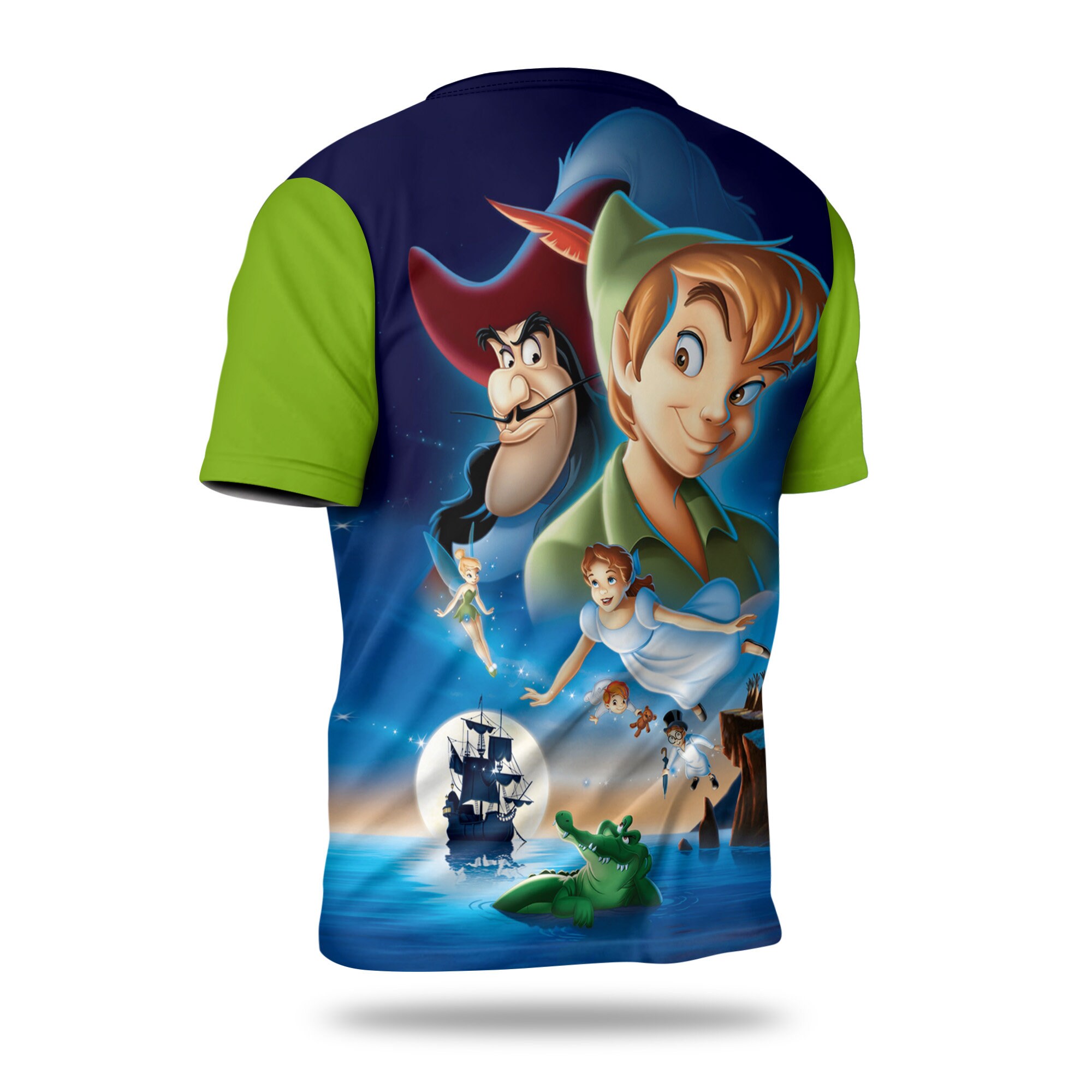 Peter Pan Green Button Overalls Patterns Disney T-shirts