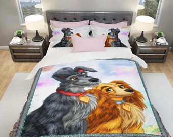 Details about   Full bed sheet show original title green sheets selfie dog photo 