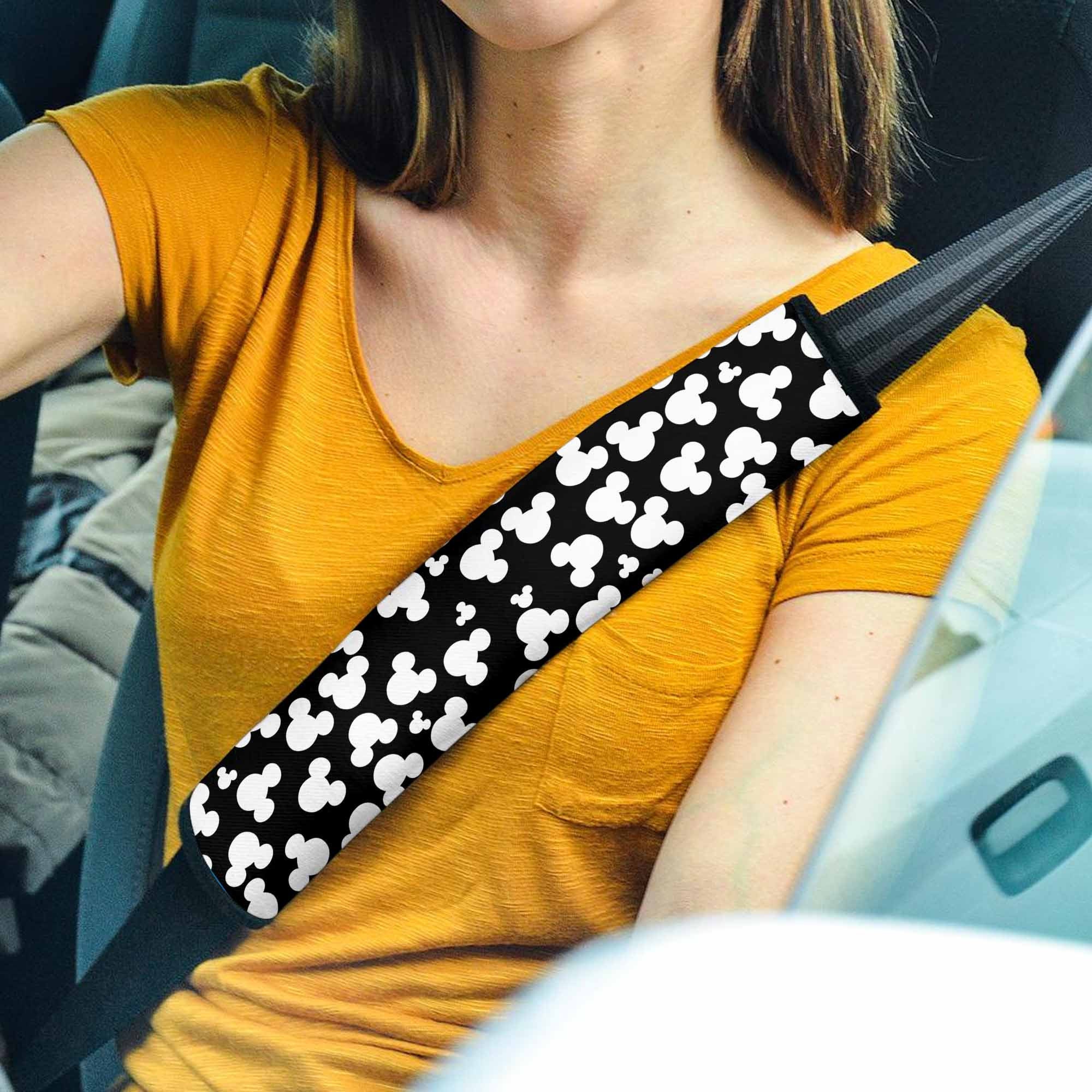 Discover Mickey Mouse Heads Patterns Christmas Seat Belt Cover