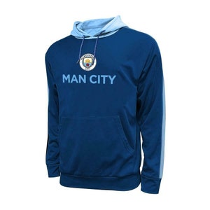 Manchester City Pullover Official Soccer Hoodie Sweater Adult Size Custom Your Name & Number