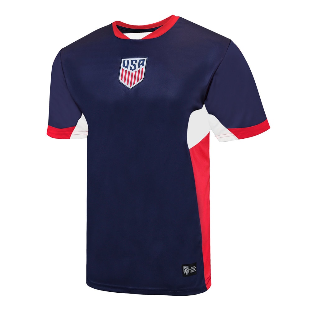 Usmnt Soccer Poly T-Shirt Custom Name & Number - Official Licensed Gear