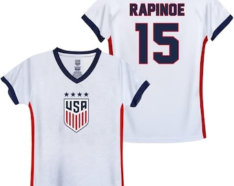 Camiseta USWNT Rapinoe #15 - Camiseta oficial de la selección femenina de fútbol de EE. UU.