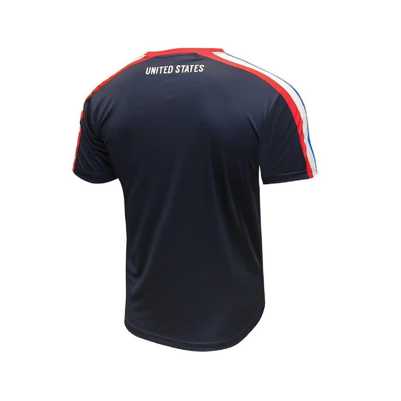 USMNT Soccer T-Shirt: Custom Name & Number, Official Licensed Poly Jersey immagine 2