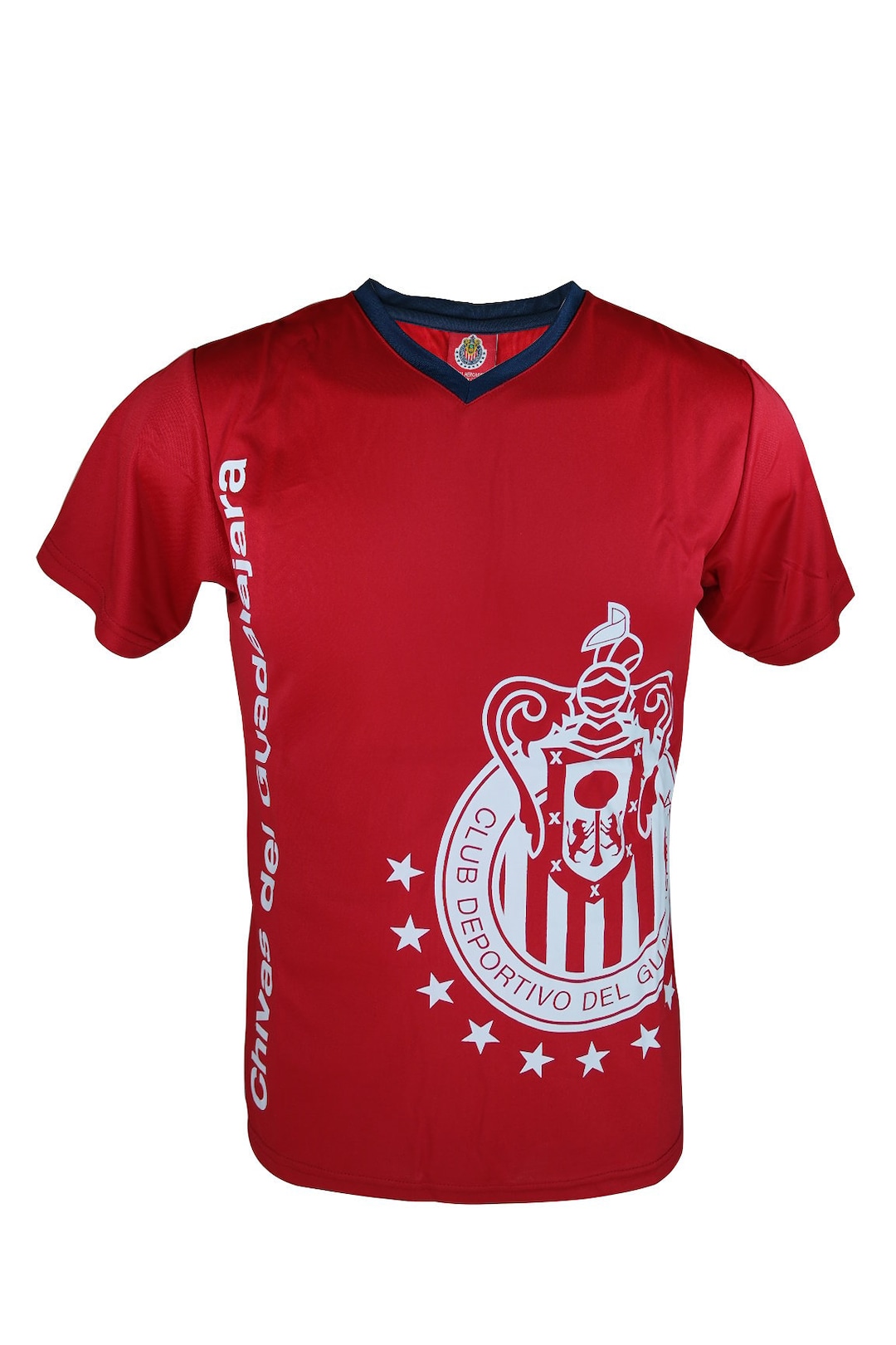 Chivas De Guadalajara Poly Shirt Soccer Jersey Woven Patch Youth