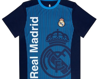 2025 Real Madrid Emblem Logo Official Soccer Jersey - Youth Size - Navy
