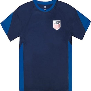 USMNT Soccer T-Shirt: Custom Name & Number, Youth Poly Elite Game image 1