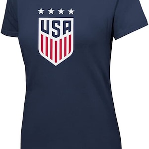 U.S. Soccer USWNT 4 Star Women Official Lavelle Number 16 Women T-Shirt image 2