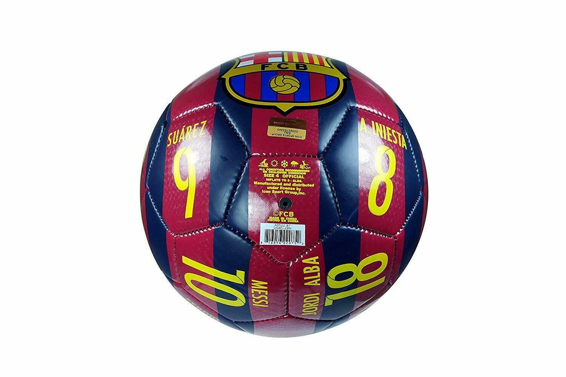 FC Barcelona Authentic Official Licensed Soccer Ball Size 4 Etsy FC Barcelona Authentic Official Licensed Soccer Ball Size 4 Etsy