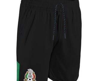 Mexico National Football Team Men Officially Poly Soccer Short Black