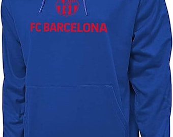Sweat Vintage FC Barcelone - Bleu Marine - Taille S - Années 90/00