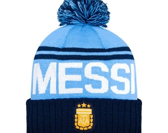 Argentina Soccer Team Soccer Beanie Men Size - Two Tones home color