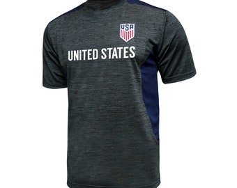 USMNT Game Day Poly T-Shirt: Custom Name & Number - Official U.S. Soccer