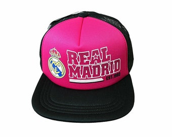 Real Madrid Trucker Hat - Pink Color
