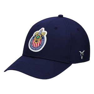 2025 Chivas De Guadalajara Official Soccer Cap - Navy with Big Logo Woven Patch - Custom Name Initials
