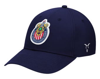 Chivas De Guadalajara Soccer Cap: Official Licensed Navy Hat - Custom Initials