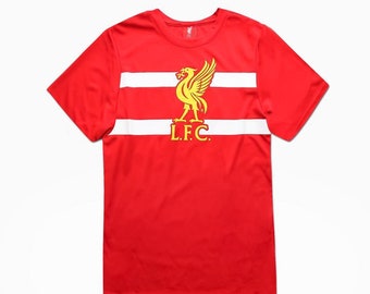 Liverpool FC Youth Printed Logo Tee - Red  Custom Your Name & Number