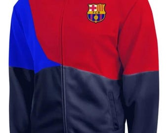 FC Barcelona Official Licensed Track Jacket - Custom Name & Number