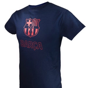 FC Barcelona Officially Licensed Soccer T-Shirt Cotton Tee -33  Custom Your Name & Number