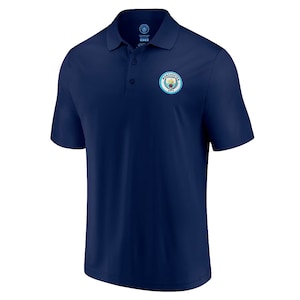 Manchester City Soccer Official Adult Soccer Poly Soccer Jersey Polo Shirts Custom Your Name & Number