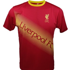 Liverpool Official Soccer Youth Poly Elite Game Youth Soccer Jersey Red Gold - Custom your name