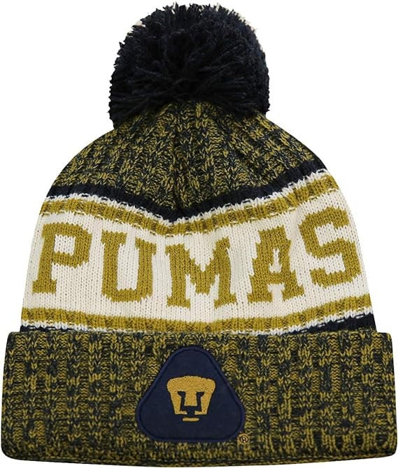 Pumas Unam YOUTH Unisex Beanie in Gold - Custom Name Initials