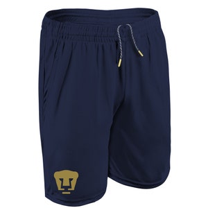 Men&#39;s Pumas UNAM Officially Poly Soccer Shorts -Navy