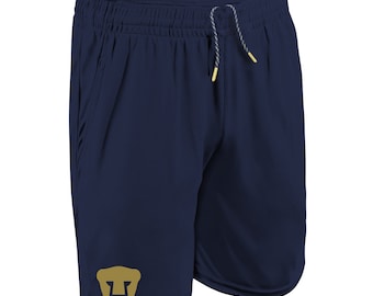 Men&#39;s Pumas UNAM Officially Poly Soccer Shorts -Navy