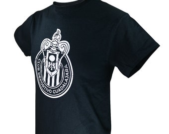 Chivas De Guadalajara Officially Licensed Soccer T-Shirt Cotton Tee -12  Custom Your Name & Number