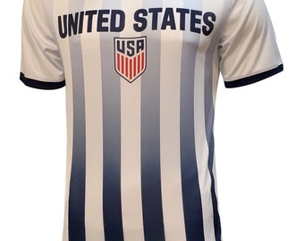 USMNT Soccer T-Shirt: Custom Name & Number - Official Licensed Product