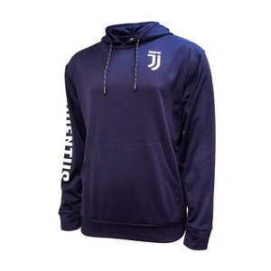 Juventus Pullover Hoodie - Navy Pattern Liquified Custom Your Name & Number