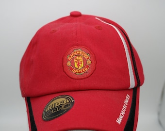 Gorra oficial del Manchester United - Talla juvenil (para niños) - Iniciales personalizadas