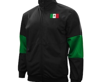 Mexico Touchline Adult Full-Zip Track Jacket Custom Name & Number