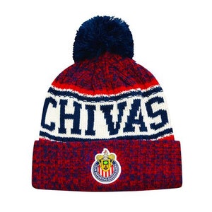 Federación Mexicana de Fútbol Asociación Unisex-Adult Crowned Team Pom Beanie - Custom Name Initials